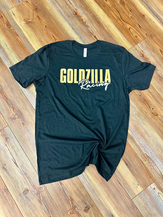 Goldzilla Racing T-Shirt (Heather Black)