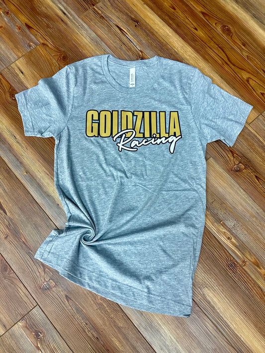 Goldzilla Racing T-Shirt (Heather Gray)